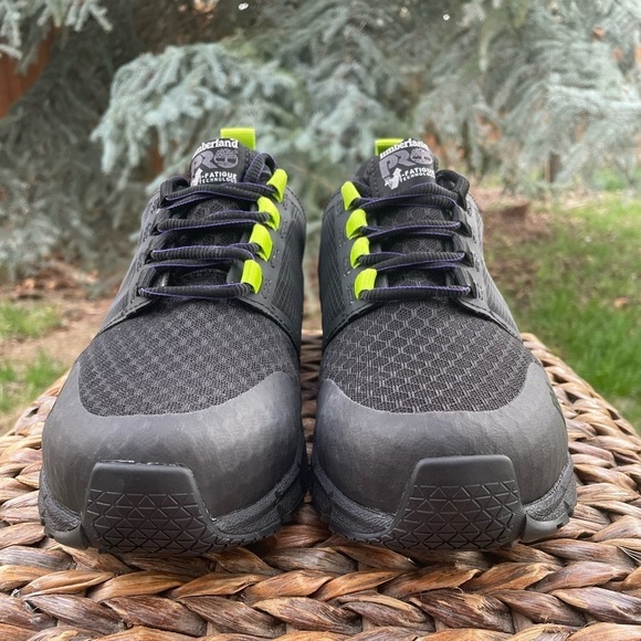 NEW Timberland Radius Composite Toe Work Sneakers Black Purple & Yellow. Size 10 - Picture 1 of 11
